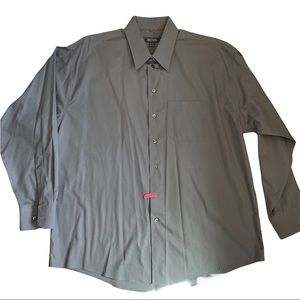Kenneth Cole Reaction Gray Dress Shirt